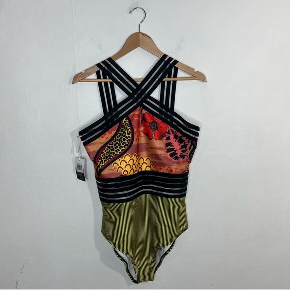 Averie Narelle Cross-over One Piece Swimsuit Size XXL NWT - Picture 5 of 14